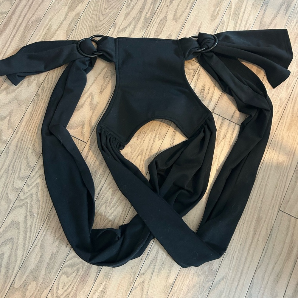 Baby Black Ring Sling Carrier